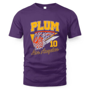 Kelsey Plum - Retro Swish - Los Angeles Basketball T-Shirt