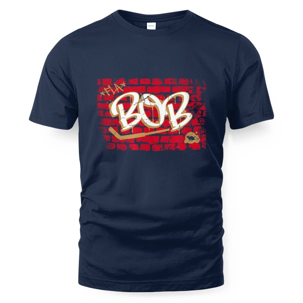 Sergei Bobrovsky Brick Wall Bob T-Shirt