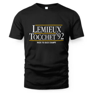 Mario Lemiuex & Rick Tocchet '92 - Pittsburgh Hockey T-Shirt