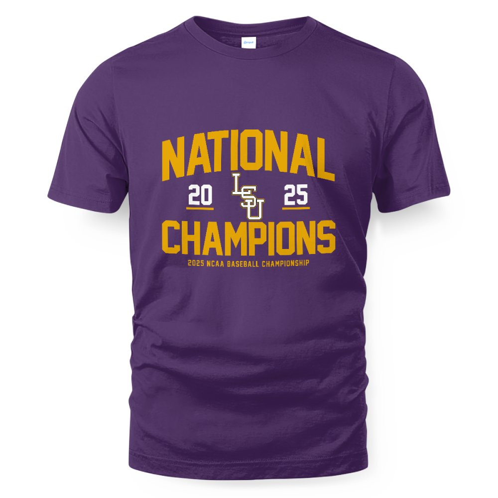LSU Baseball 2025 NCAA Champions Classic T-Shirt