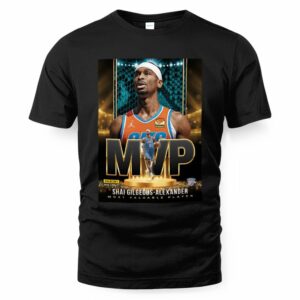 Shai Gilgeous-Alexander 2025 MVP Oklahoma City Thunder Poster T-Shirt