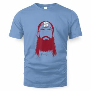 Brandon Marsh Philly Beard T-Shirt