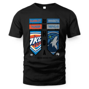 Thunder & Timberwolves 2025 Western Conference Finals T-Shirt