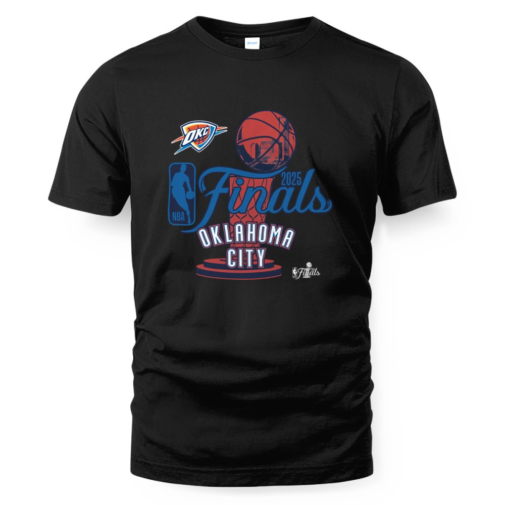 Oklahoma City Thunder Basketball 2025 Finals Logoman Cruise Vintage T-Shirt