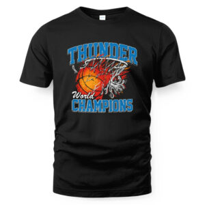 Oklahoma City Thunder 2025 World Champions T Shirt NBA Final