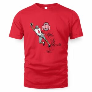 Ohio State Football Jeremiah Smith One-Handed Catch T-Shirt