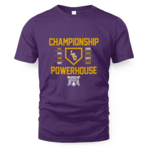 LSU Baseball Championship Powerhouse 2025 T-Shirt