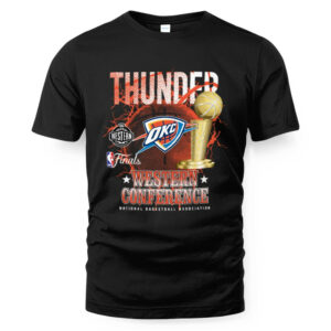 Oklahoma City Thunder New Era 2025 Western Conference Finals T-Shirt