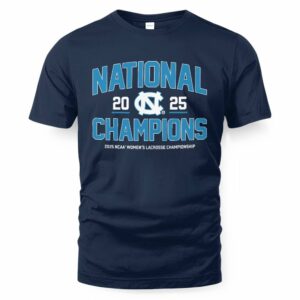 UNC Women's Lacrosse 2025 National Champions T Shirt