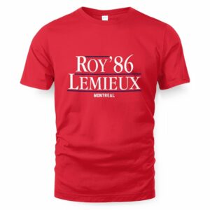 Patrick Roy & Claude Lemiuex '86 - Montreal Hockey T-Shirt