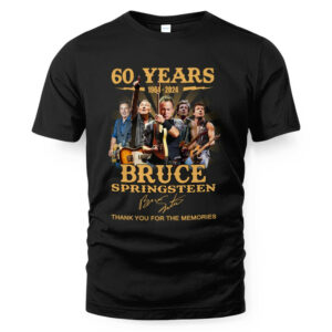 60 Years 1964-2024 Bruce Springsteen Thank You For The Memories Shirt