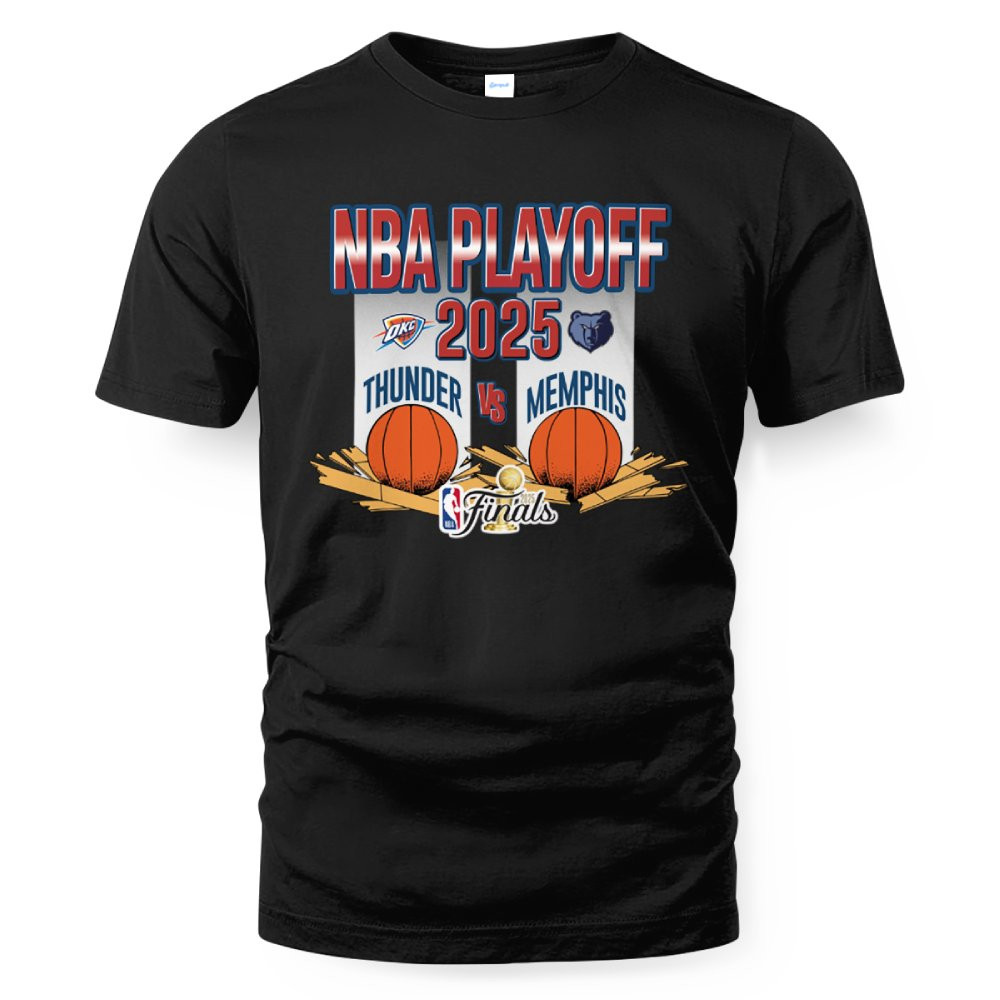 Playoffs Matchup 2025 Shirt Oklahoma City Thunder vs Memphis Grizzlies T Shirt