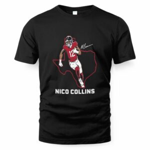 Nico Collins State Star T-Shirt