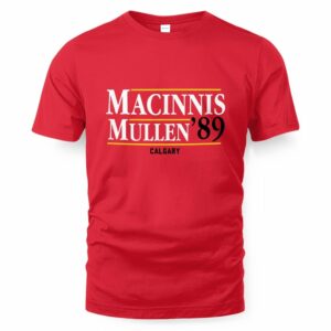 Al Macinnis & Joe Mullen '89 - Calgary Hockey T-Shirt