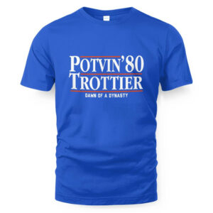 Denis Potvin & Bryan Trottier '80 - Edmonton Hockey T-Shirt