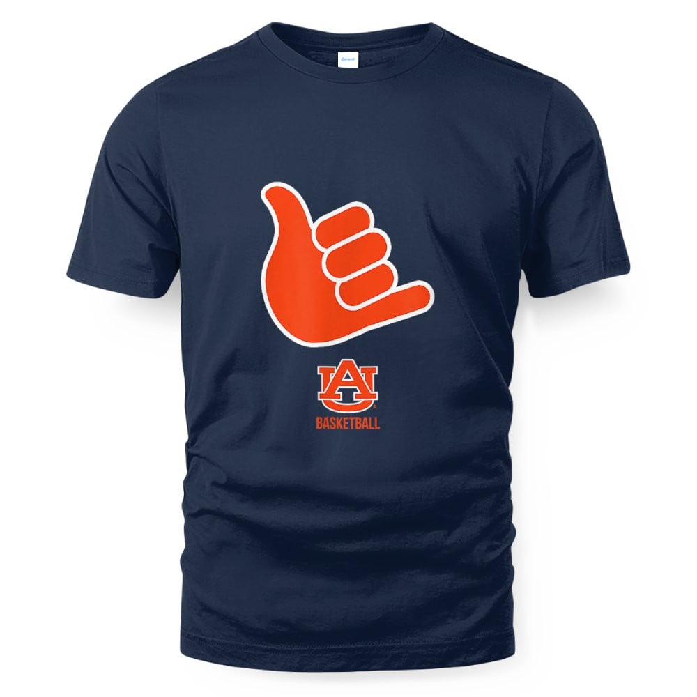 Auburn Basketball Hand Sign T-Shirt