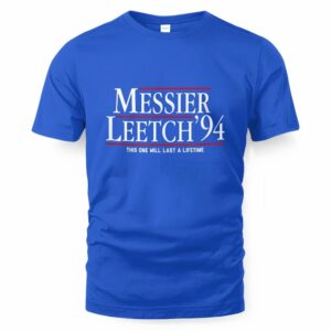 Mark Messier & Brian Leetch '94 - New York Hockey T-Shirt