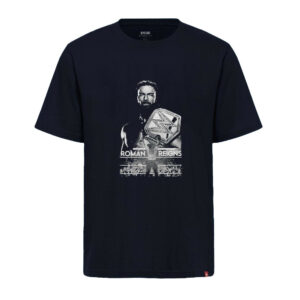 Roman Reigns Championship Black and White Graphic T-Shirt