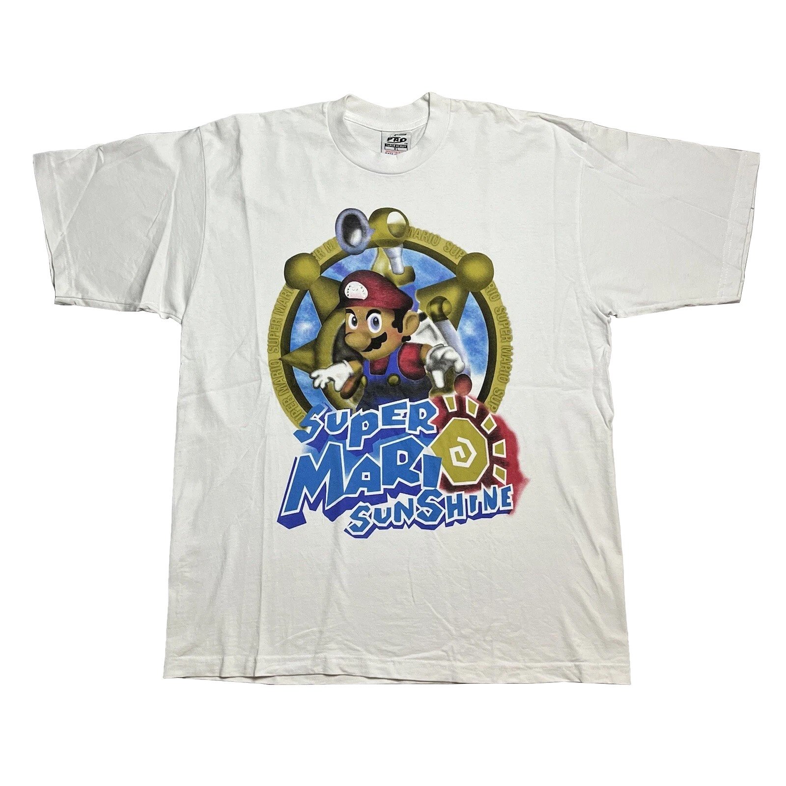 Vintage Super Mario Sunshine Nintendo Bootleg T-Shirt