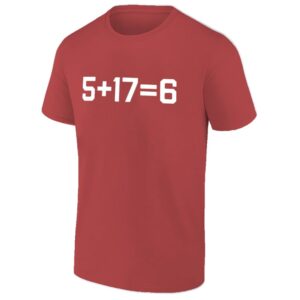 5 + 17 = 6 SHIRT
