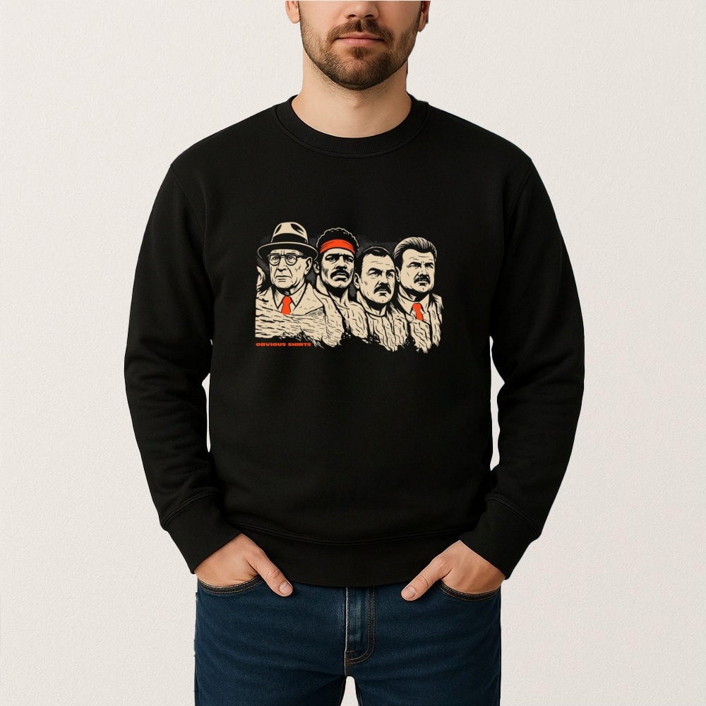Chicago Football Legends Mount Rushmore T Shirt - Image 2