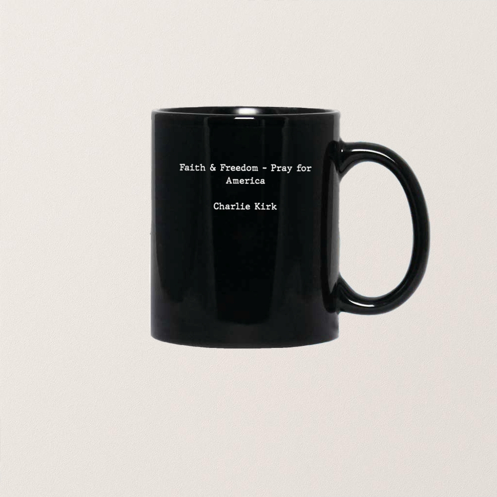 Faith And Freedom Pray For America Charlie Kirk Shirt - Image 7