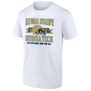 GEORGIA TECH FOOTBALL 1990 NATIONAL CHAMPS SHIRT