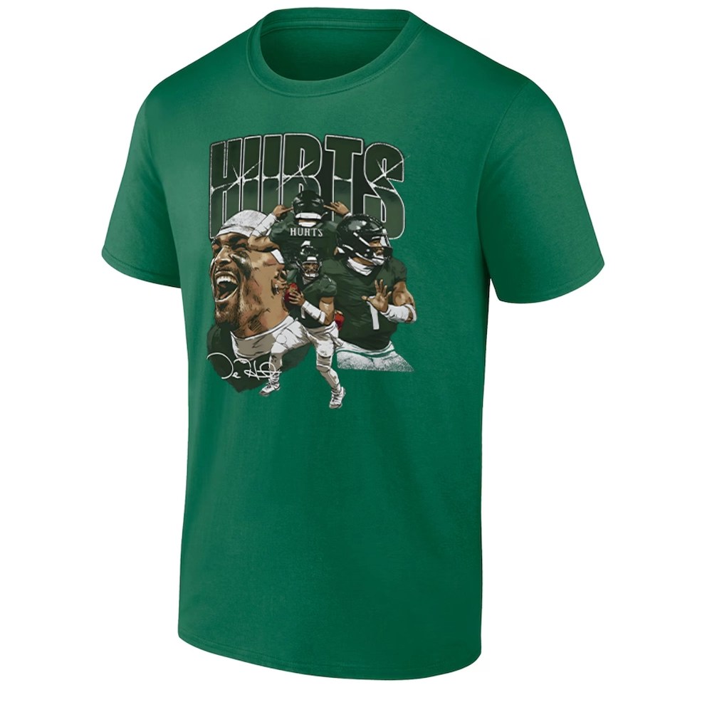 JALEN HURTS COLLAGE SHIRT - Image 4