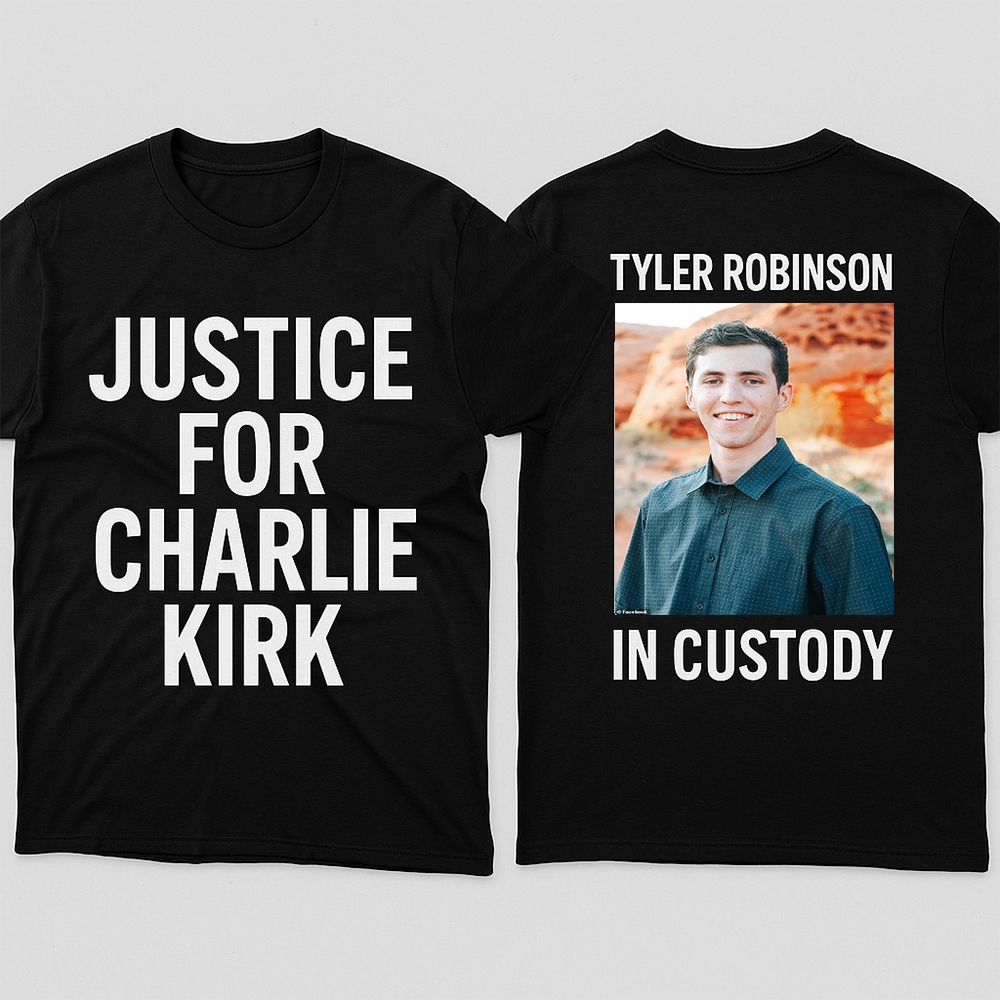 Justice For Charlie Kirk Tyler Robinson T Shirt