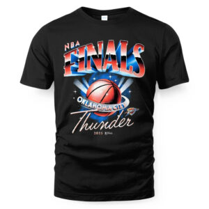 OKC Thunder 2025 Finals Space Basketball T-Shirt