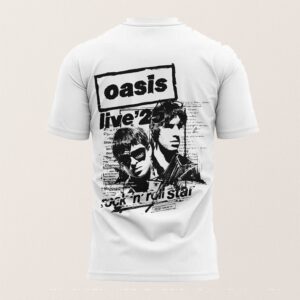 Oasis Live 25 La Rose Bowl Stadium T Shirt