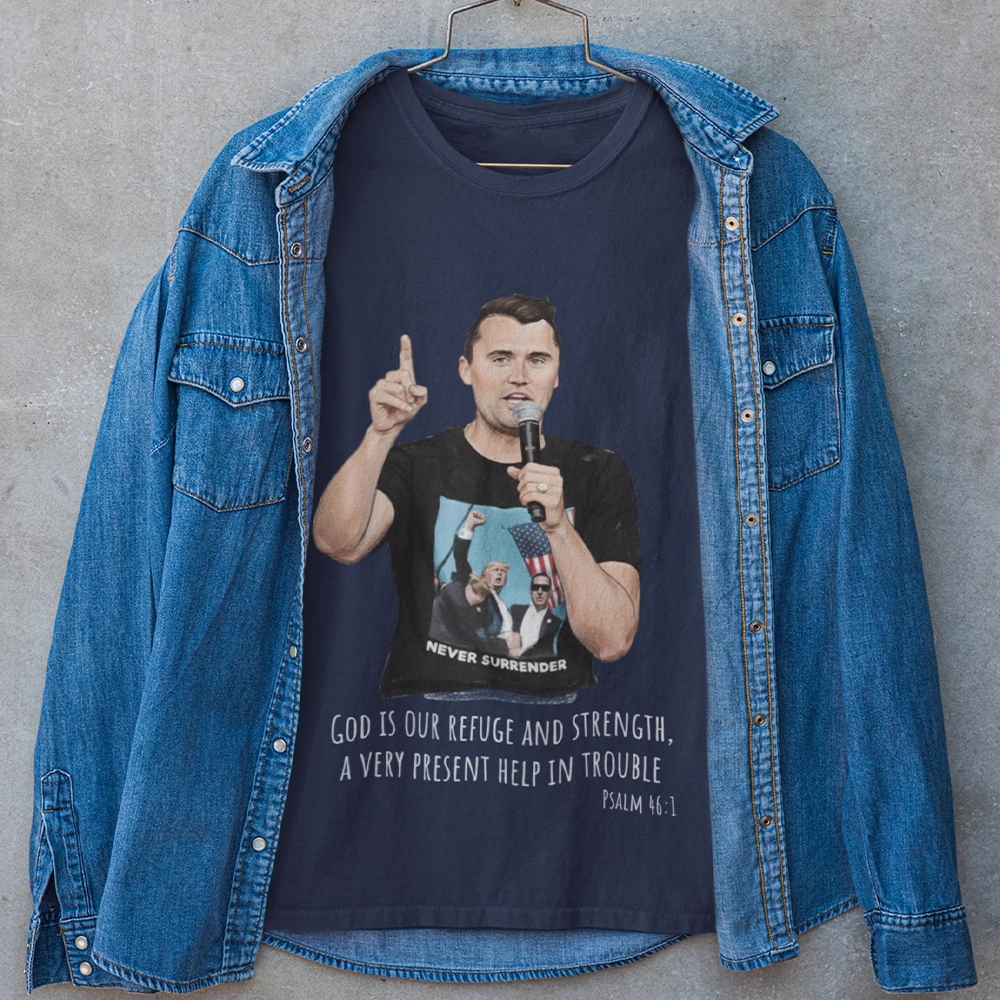 Rip Charlie Kirk A True Patriot Memorial Shirt - Image 3