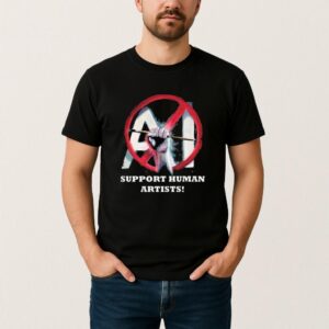 Support Human Artists No Ai T Shirt