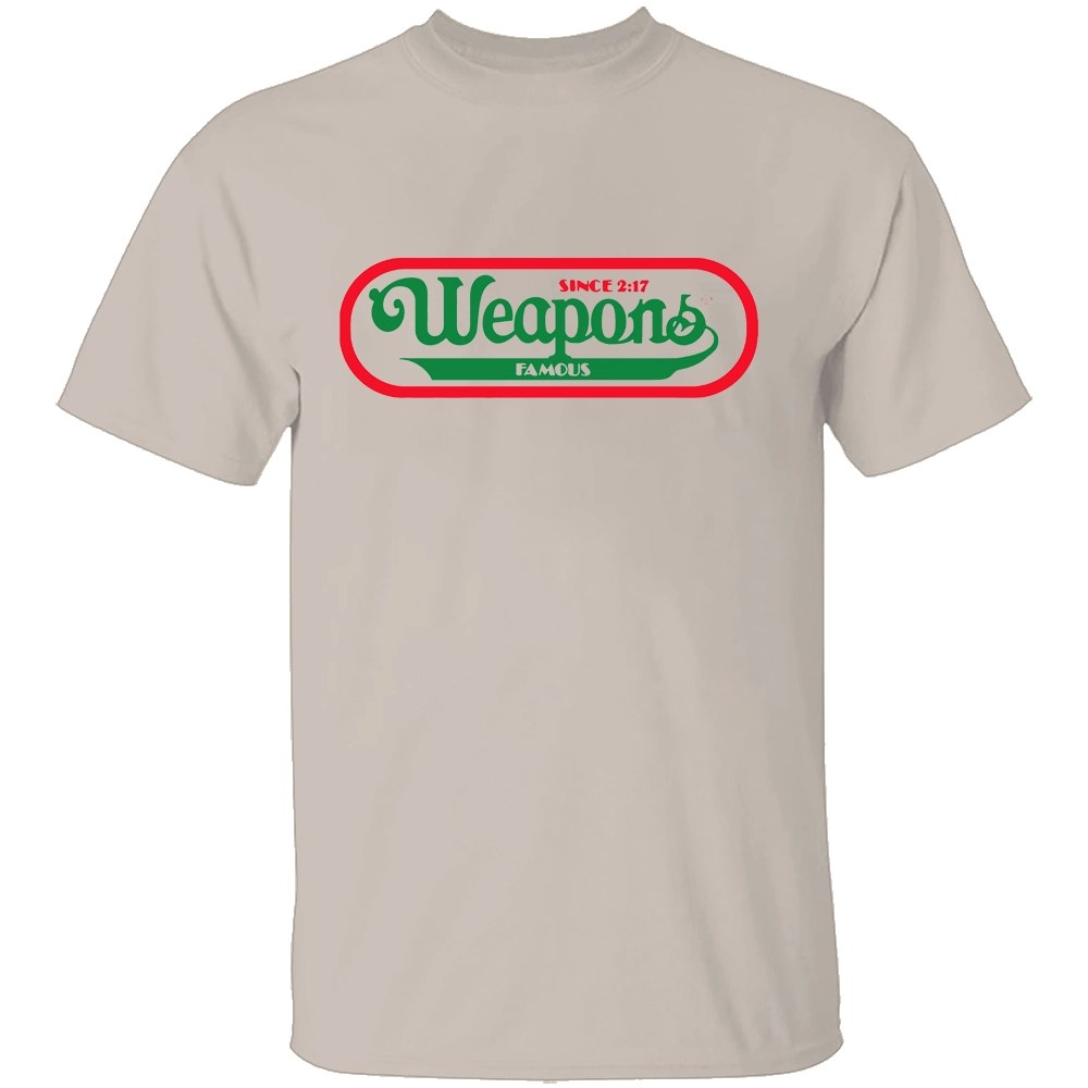 WEAPONS FAMOUS HOT DOGS PARODY SHIRT - Image 3