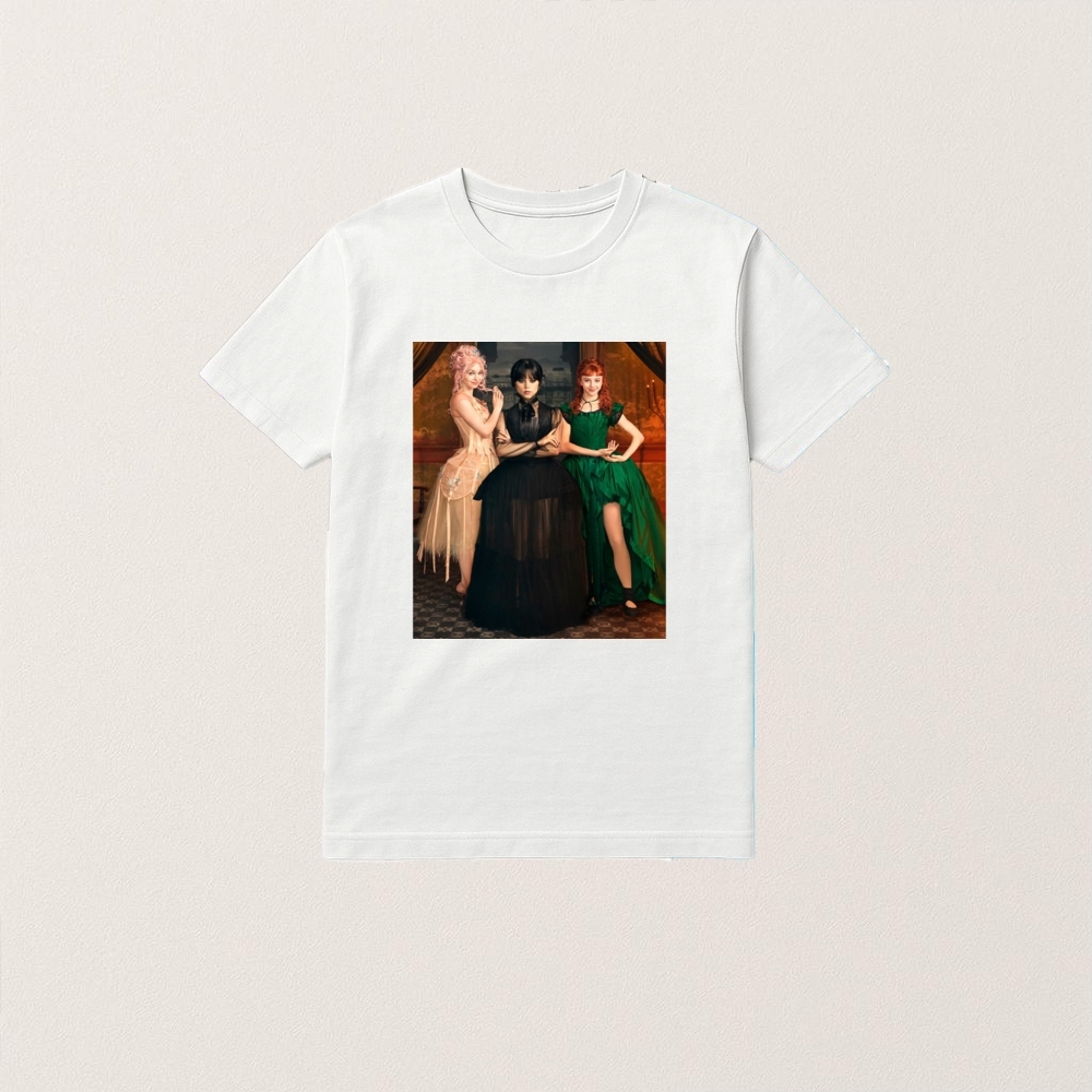 Wednesday Girls Poster T Shirt - Image 4
