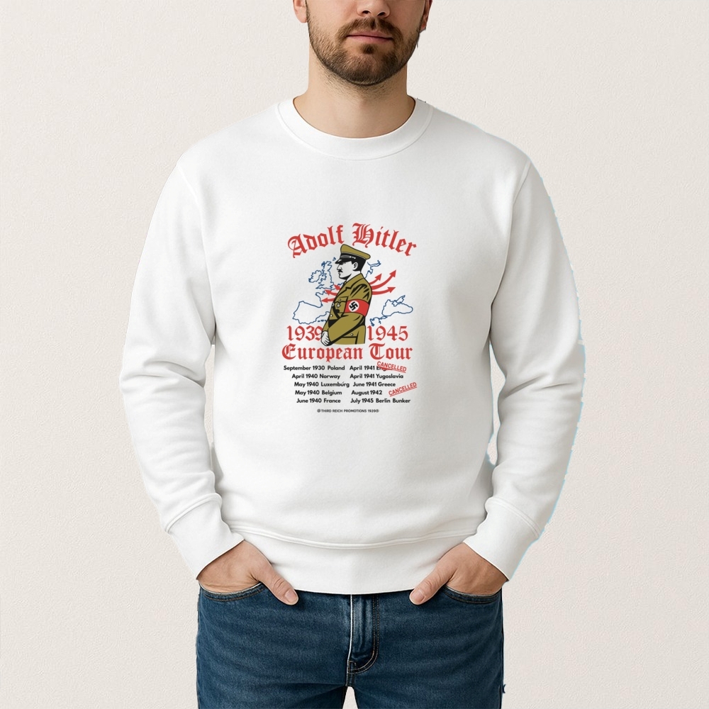 Wwii Adolf Hitler European Tour Design 1939 1945 T Shirt - Image 2