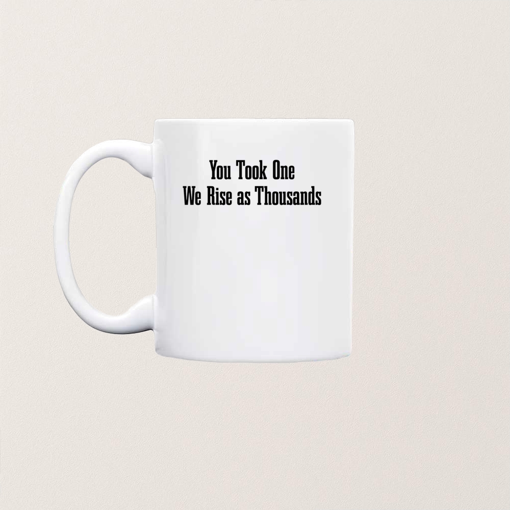 You Took One We Rise As Thousands T Shirt Justice For Charlie Kirk Shirt - Image 5