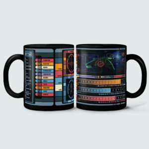 Tactical Console Display Mug - Artwork created by Julian Easley