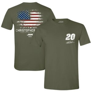Christopher Bell Joe Gibbs Racing Team Collection Green Flag T-Shirt