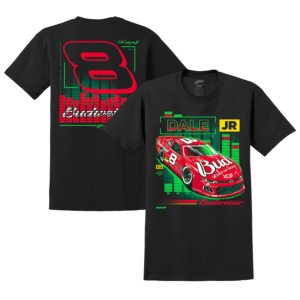 Dale Earnhardt Jr. JR Motorsports Team Apparel Black Budweiser Car T-Shirt
