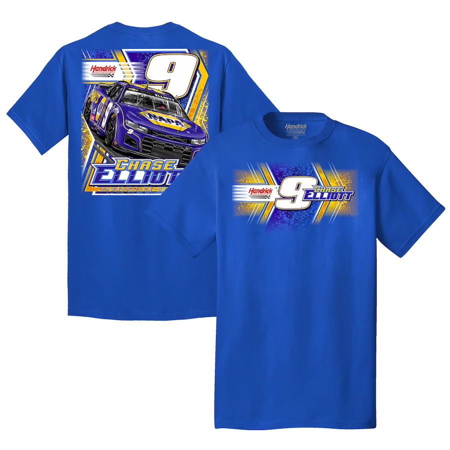 Chase Elliott Hendrick Motorsports Team Collection Royal NAPA Chevrolet ZL1 T-Shirt
