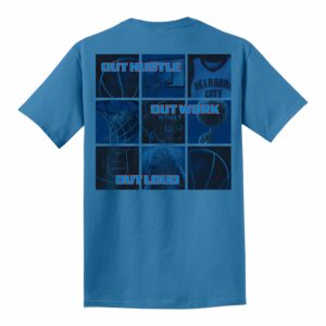 OKC THUNDER 2025 PLAYOFF GRID T-SHIRT