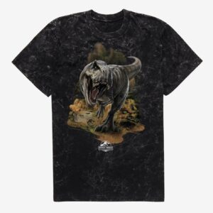 Jurassick World Rebirth T.Rex Mineral Wash T-Shirt