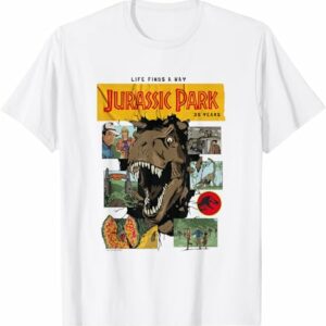 Jurassic Park 30th Anniversary Life Finds a Way T-Shirt