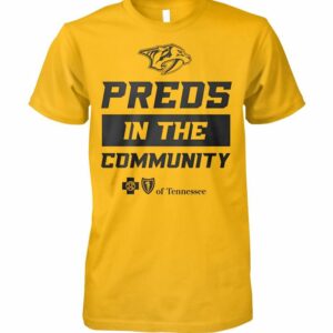 Nashville PredatorsPreds In The Community T-Shirt