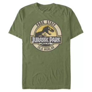 Jurassic Park Distressed Logo T Shirt
