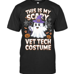 This Is My Scary Vet Tech Costume Vet Halloween Vet T Shirt
