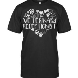 Veterinary Receptionist Veterinarian Vet Tech Assistant Vet T Shirt