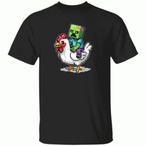 Jockey Pixel Riding Chicken Tee